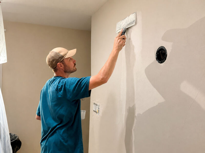 Feathering the corner return